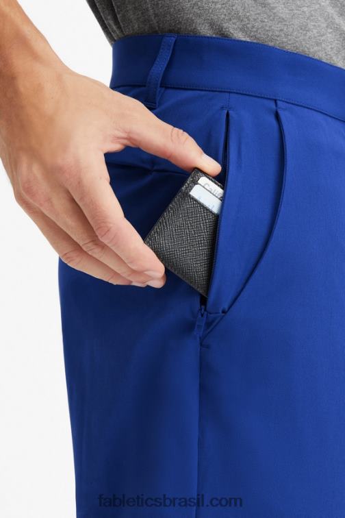 Fabletics azul francês 420HR3039 a única calça (ajuste clássico) homens