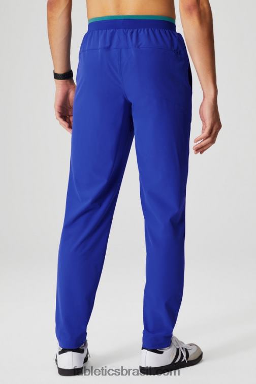 Fabletics azul oxford 420HR3069 a calça fundamental homens