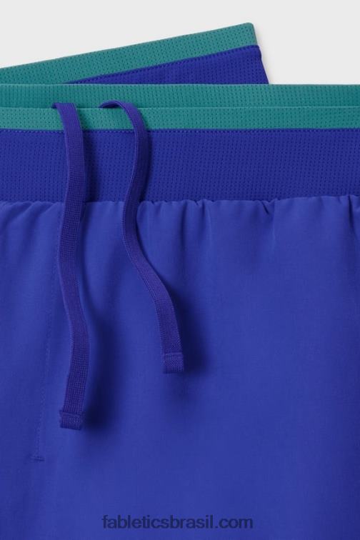 Fabletics azul oxford 420HR3069 a calça fundamental homens