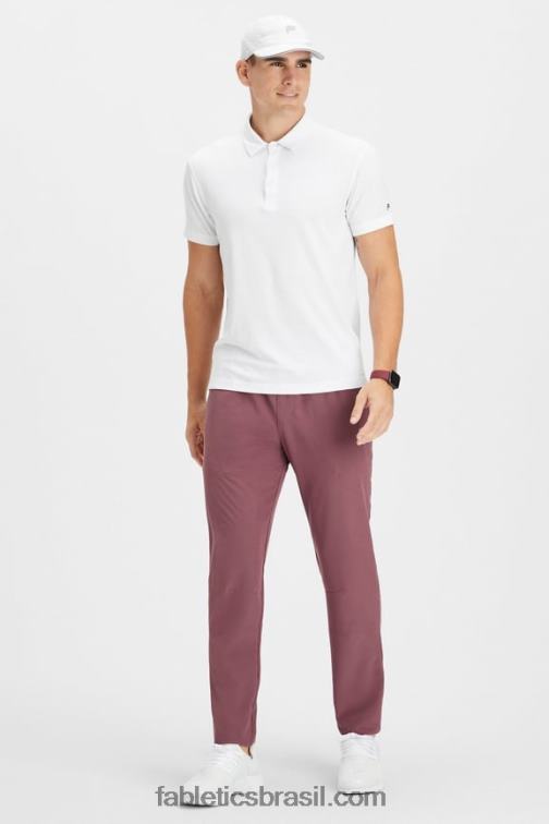 Fabletics fumaça vermelha 420HR3073 a calça fundamental homens