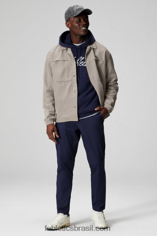 Fabletics marinha profunda 420HR3063 o chino lateral alto (ajuste clássico) homens