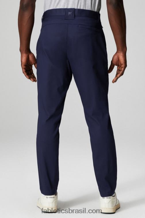 Fabletics marinha profunda 420HR3063 o chino lateral alto (ajuste clássico) homens