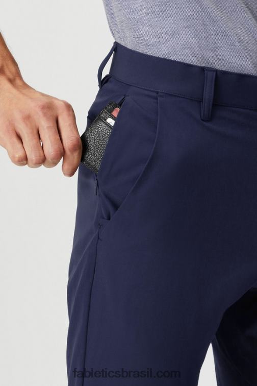 Fabletics marinha profunda 420HR3080 a única calça (slim fit) homens