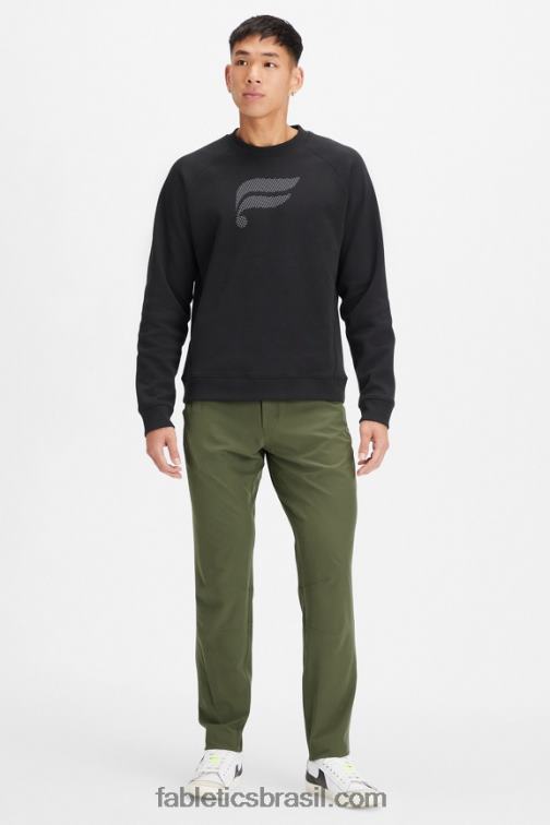 Fabletics musgo escuro 420HR3043 a única calça (ajuste clássico) homens