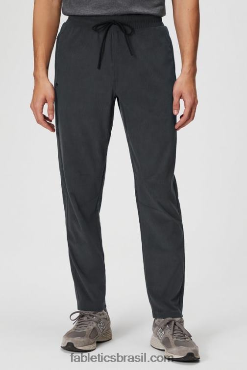 Fabletics ônix 420HR3087 a calça de cordão do clube homens
