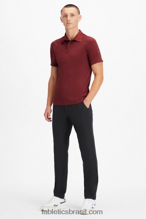Fabletics preto 420HR3035 a única calça (ajuste clássico) homens