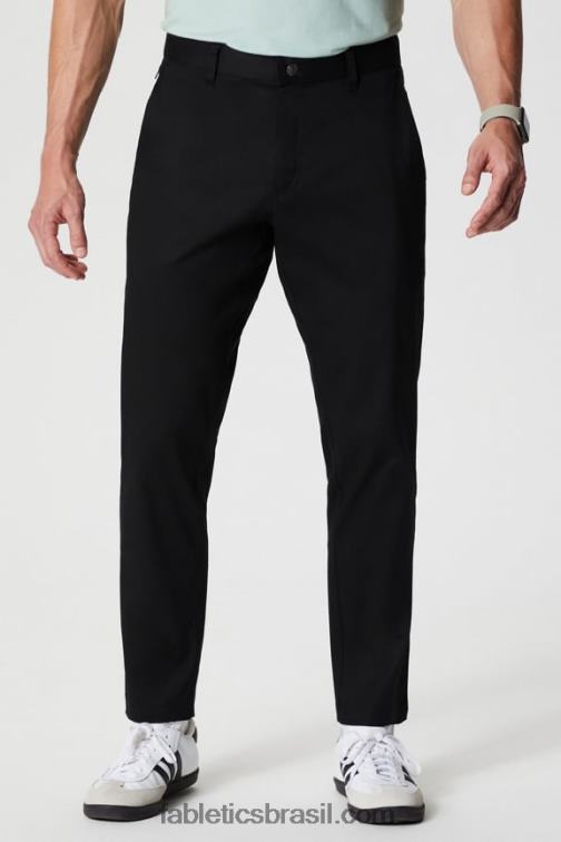 Fabletics preto 420HR3059 o chino lateral alto (slim fit) homens