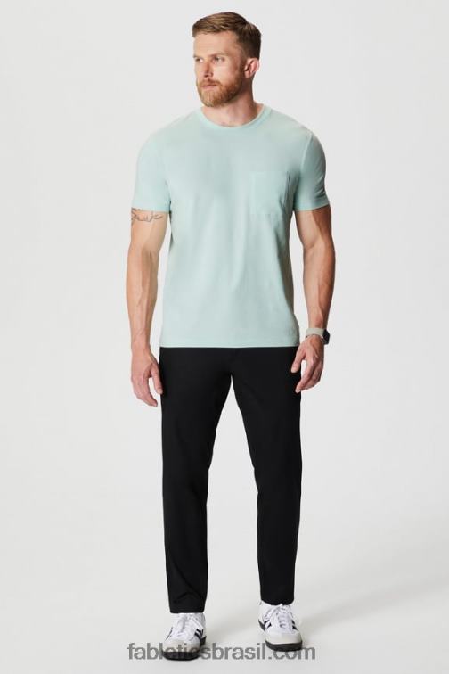 Fabletics preto 420HR3059 o chino lateral alto (slim fit) homens