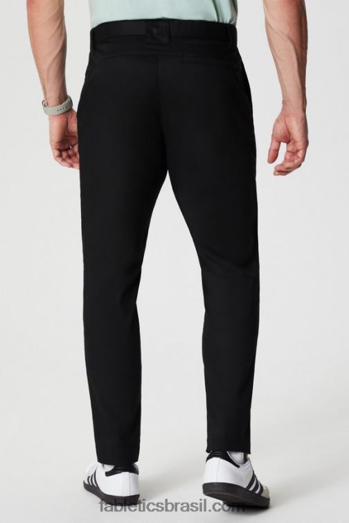 Fabletics preto 420HR3059 o chino lateral alto (slim fit) homens