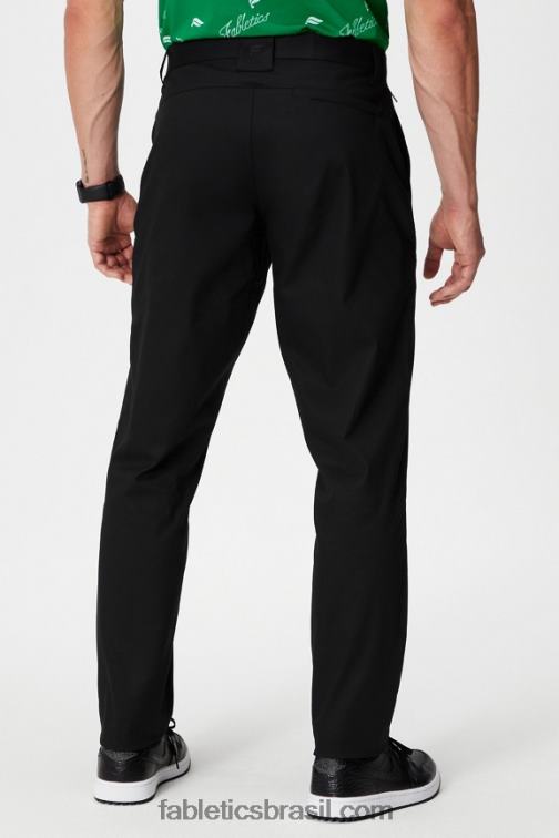 Fabletics preto 420HR3062 o chino lateral alto (ajuste clássico) homens