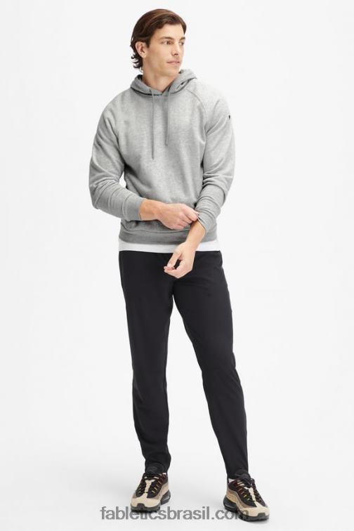 Fabletics preto 420HR3074 a calça fundamental homens