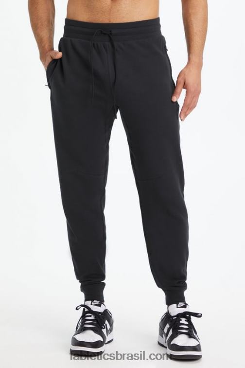 Fabletics preto 420HR3085 o leve go-to jogger homens