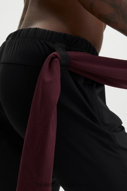 Fabletics preto 420HR3107 a calça de aquisição homens