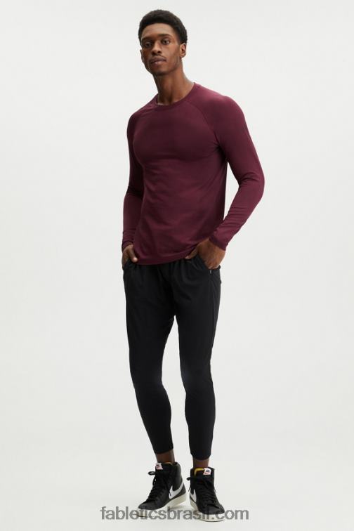 Fabletics preto 420HR3107 a calça de aquisição homens