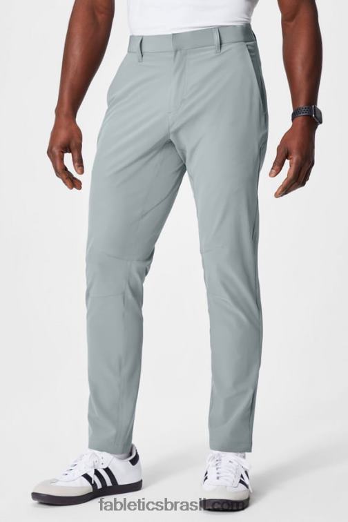 Fabletics sombra cinza 420HR3082 a única calça (slim fit) homens