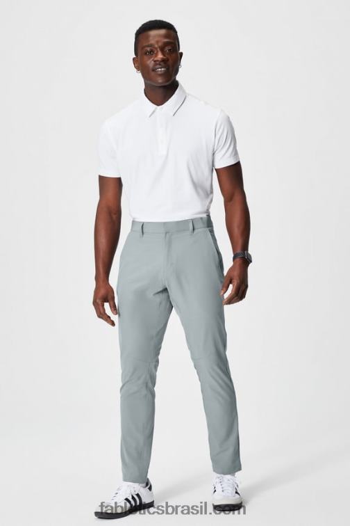 Fabletics sombra cinza 420HR3082 a única calça (slim fit) homens