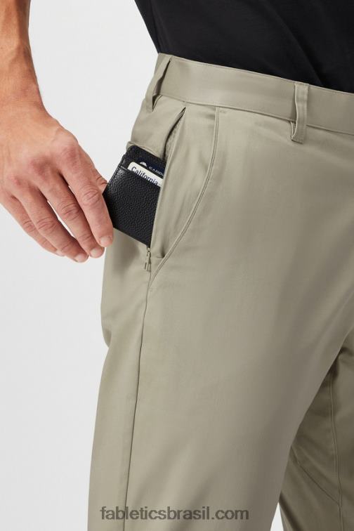 Fabletics taupe fresco 420HR3065 o chino lateral alto (ajuste clássico) homens