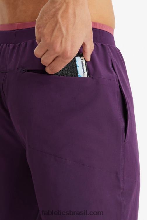 Fabletics vinho com canela 420HR3071 a calça fundamental homens