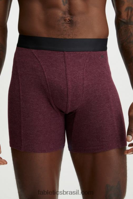 Fabletics Merlot 420HR3786 a cueca boxer rib restoreknit homens