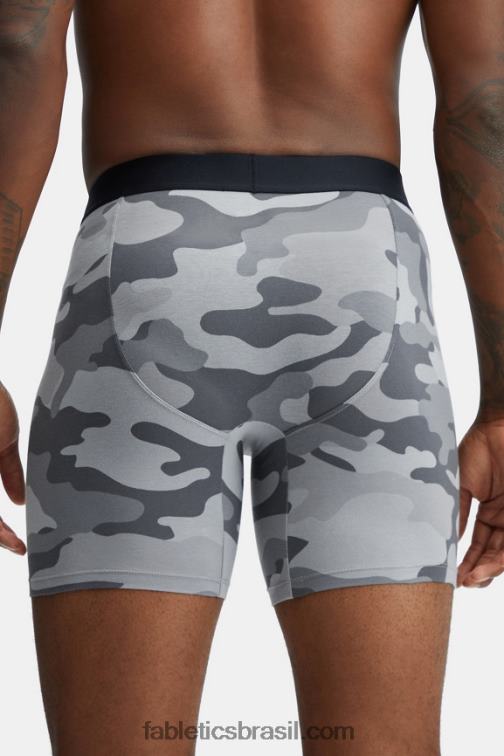 Fabletics camuflagem cinza sombra desbotada 420HR3772 a cueca boxer 24-7 199 homens