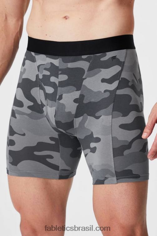 Fabletics camuflagem preta 420HR3774 a cueca boxer 24-7 199 homens
