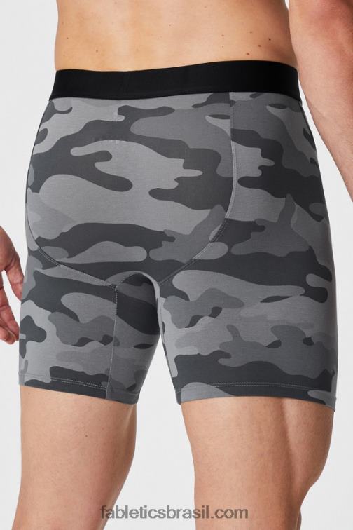 Fabletics camuflagem preta 420HR3774 a cueca boxer 24-7 199 homens