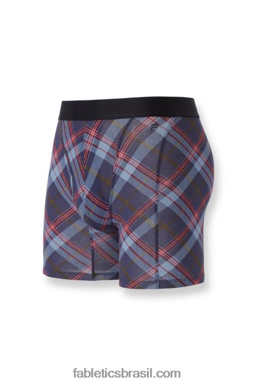 Fabletics clássico tartan marinho 420HR3771 a cueca boxer 24-7 199 homens