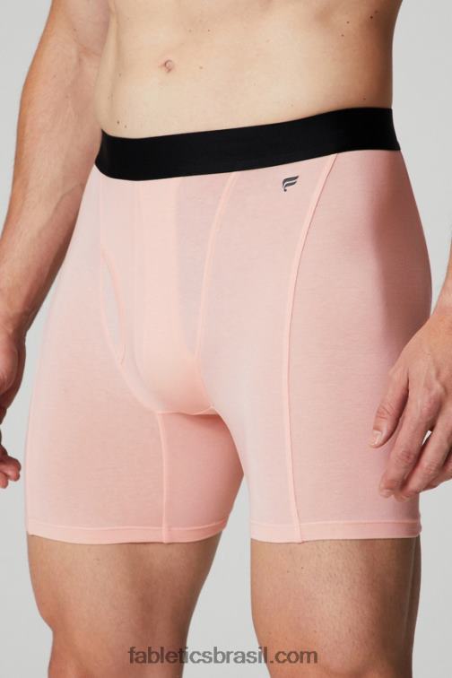 Fabletics creme de manteiga rosa 420HR3751 a cueca boxer 24-7 195 homens
