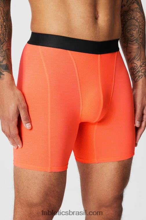 Fabletics flash laranja 420HR3738 a cueca boxer blueprint homens