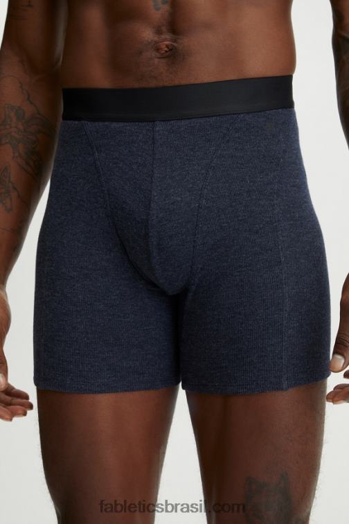 Fabletics marinho clássico 420HR3785 a cueca boxer rib restoreknit homens