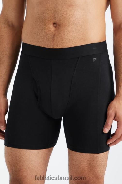 Fabletics preto 420HR3777 a cueca boxer 24-7 200 homens