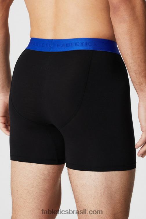 Fabletics preto/celeste 420HR3749 a cueca boxer 24-7 194 homens