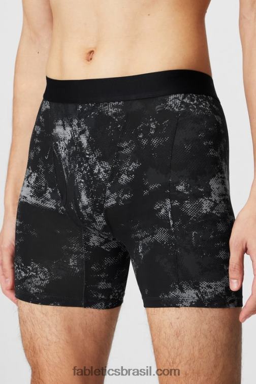 Fabletics ruído ambiente preto 420HR3762 a cueca boxer 24-7 197 homens
