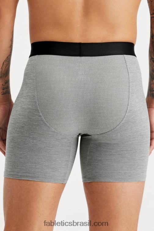 Fabletics urze cinza 420HR3742 a cueca boxer blueprint homens