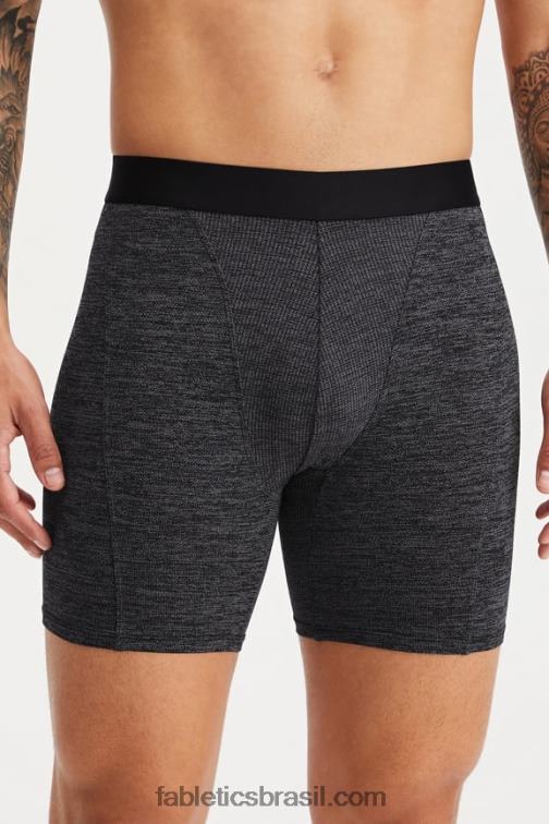 Fabletics urze preta 420HR3743 a cueca boxer blueprint homens
