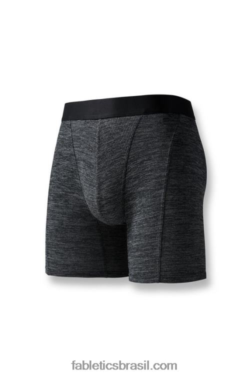 Fabletics urze preta 420HR3743 a cueca boxer blueprint homens