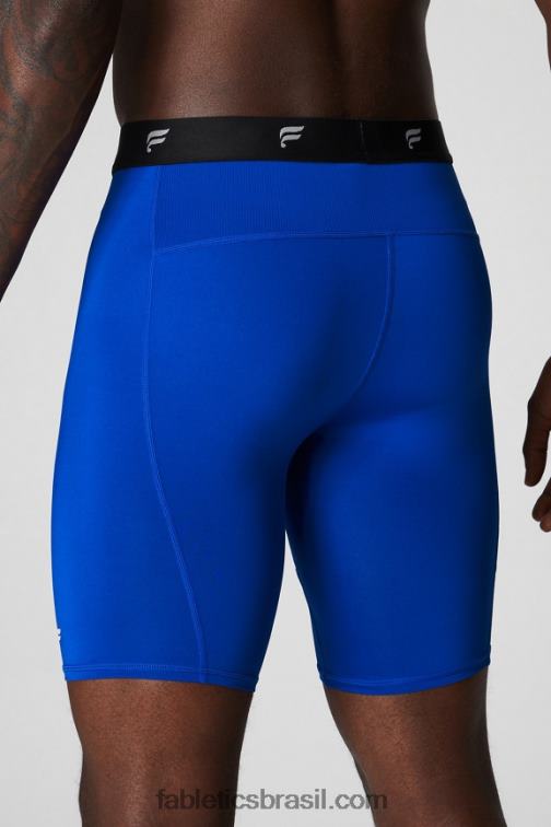 Fabletics celeste 420HR3113 a camada de base curta homens