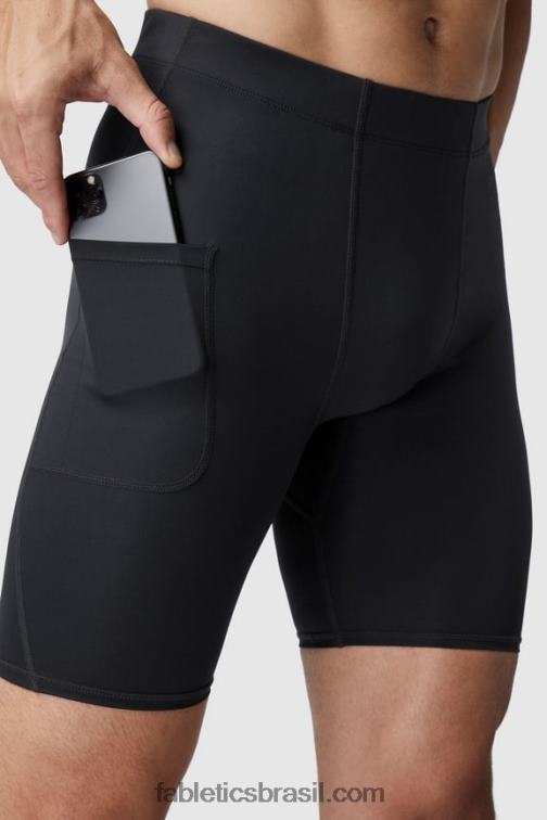 Fabletics preto 420HR3119 a linha de base curta homens