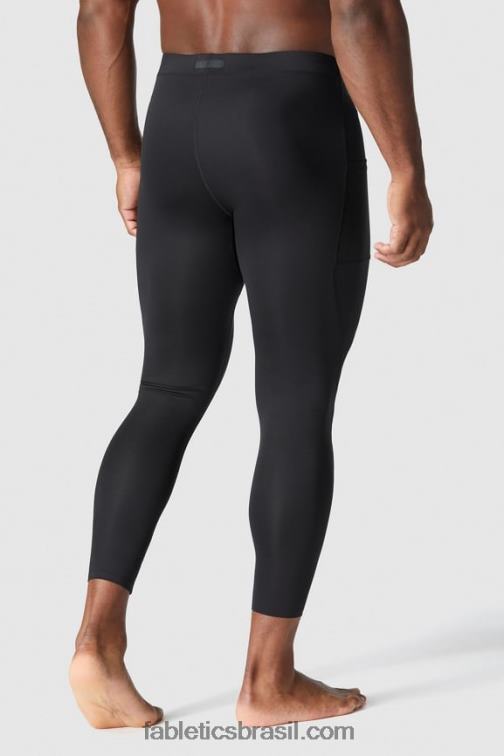 Fabletics preto 420HR3121 a linha de base apertada homens