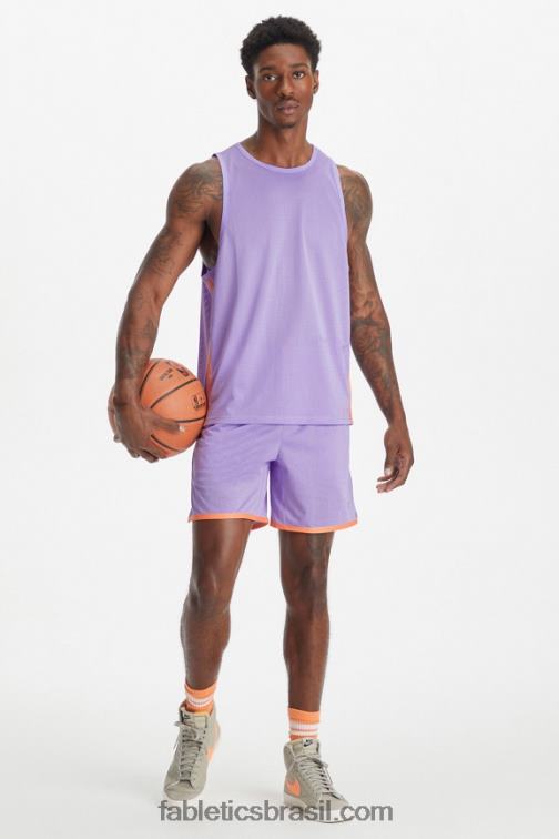 Fabletics atletismo lavanda icônico 420HR3366 o rec curto homens