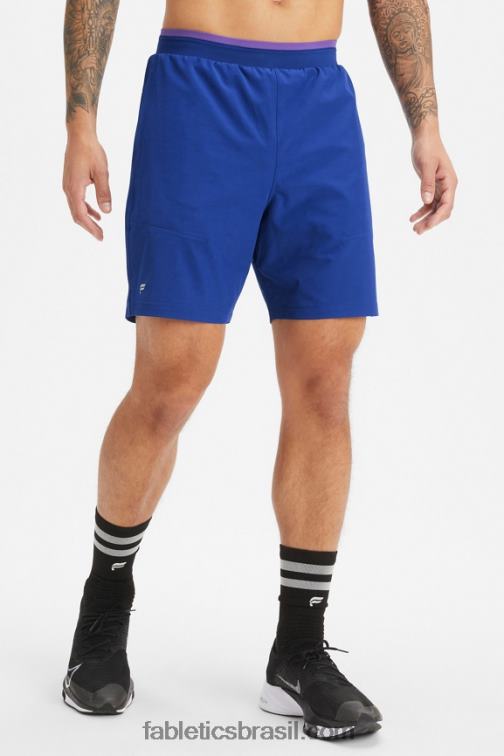 Fabletics azul francês 420HR3196 o curto fundamental ii 144 homens