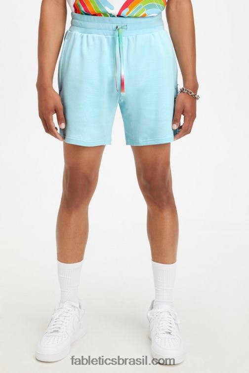 Fabletics azul nórdico 420HR3289 short leve go-to The Pride homens