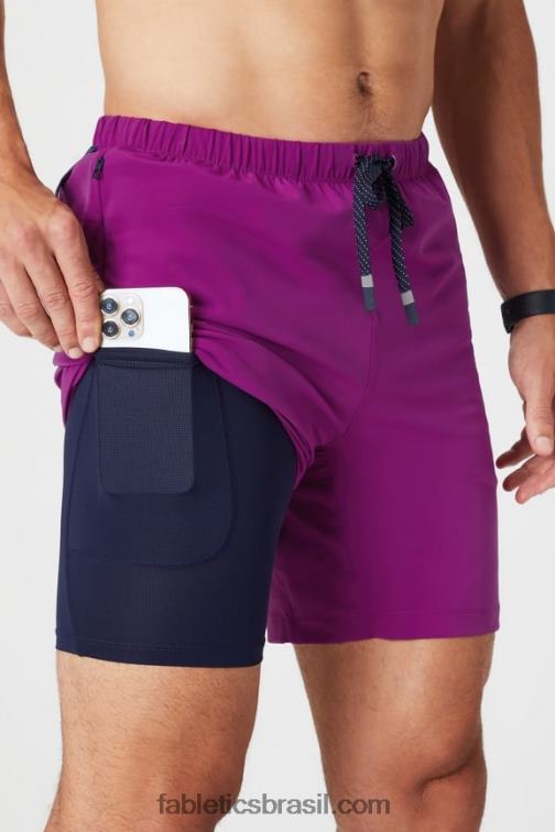 Fabletics beringela 420HR3170 aquele curto (alinhado) 139 homens