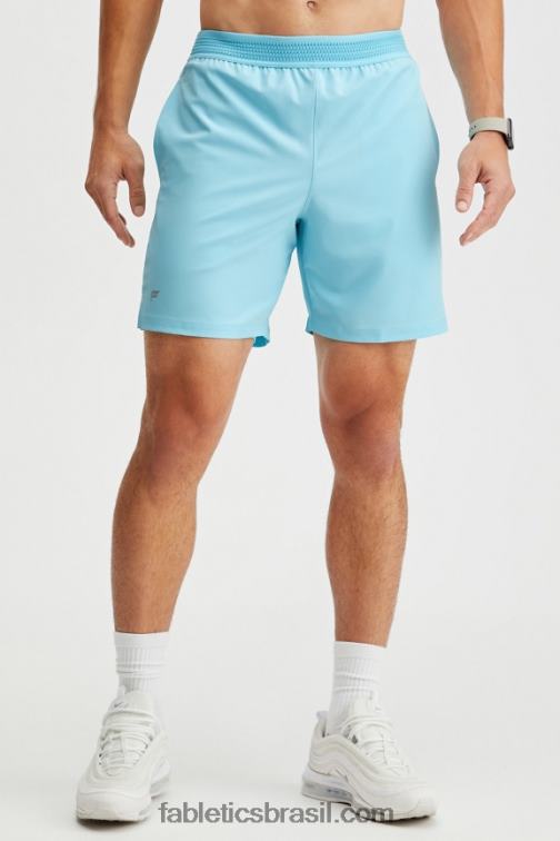 Fabletics céu azul 420HR3329 o curto fundamental (alinhado) homens