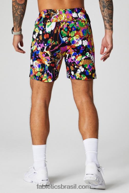 Fabletics caleidoscópio preto 420HR3231 aquele baixinho 151 homens