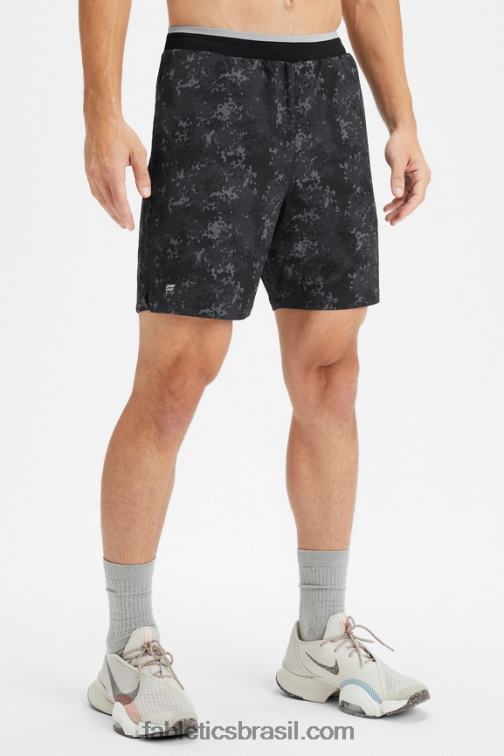 Fabletics camuflado preto nueue 420HR3152 o fundamental curto ii (alinhado) 138 homens