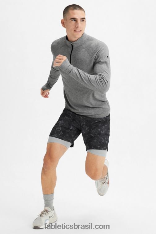 Fabletics camuflado preto nueue 420HR3152 o fundamental curto ii (alinhado) 138 homens