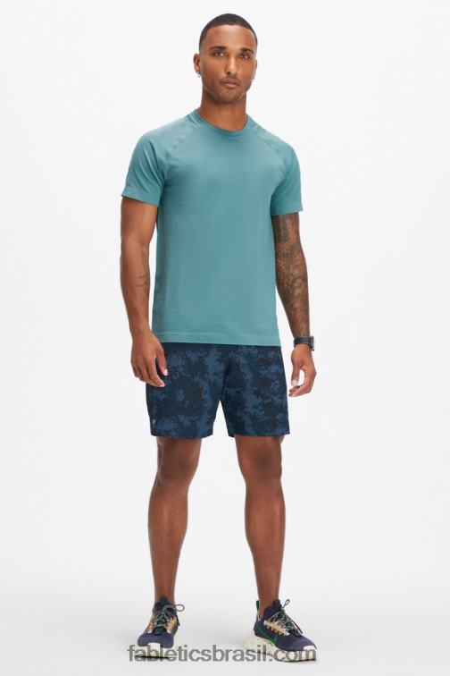 Fabletics camuflagem azul marinho clássica 420HR3217 o curto fundamental ii 149 homens