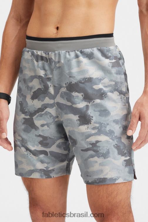 Fabletics camuflagem cinza sombra 420HR3220 o curto fundamental ii 149 homens