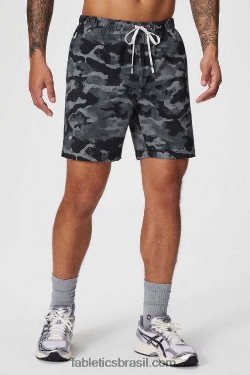 Fabletics camuflagem preta 420HR3253 aquele baixinho 156 homens